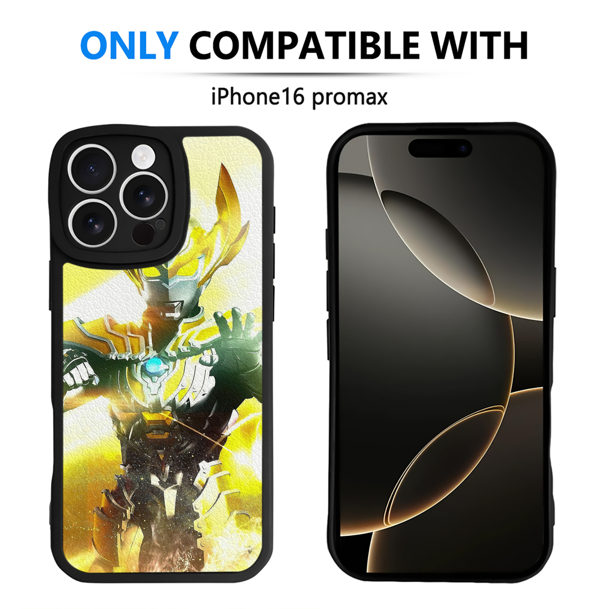 （画像用） ウルトラマン Ultraman 【iPhone 16シリーズ対応】シリコンスマホケース（レザー調） 材質：シリコン
